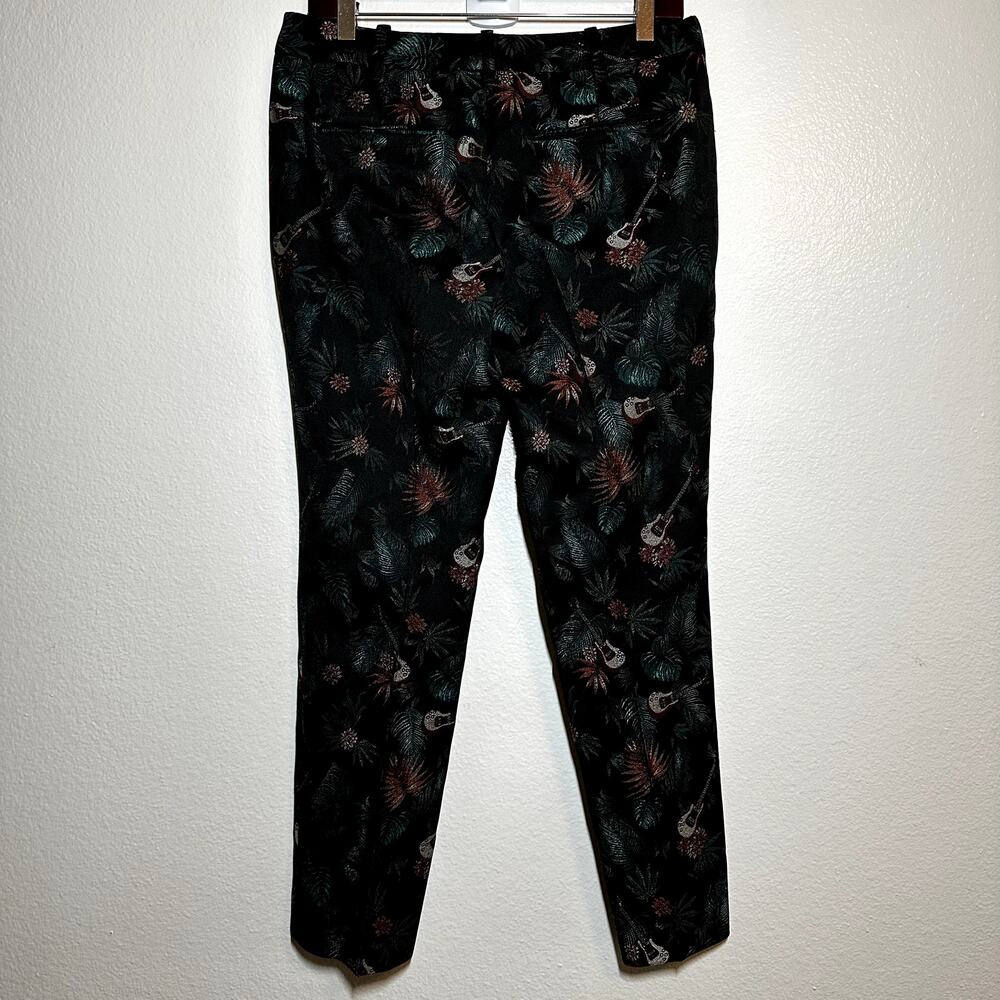 Zadig & Voltaire Posh Jungle Trouser Pants High Rise Pockets Cropped Black 38 8 - Picture 5 of 5